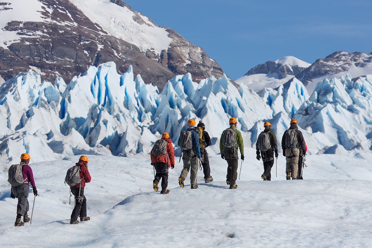 Visita del Sud America destinazione Cile foto Patagonia ed escursione per mini-trekking