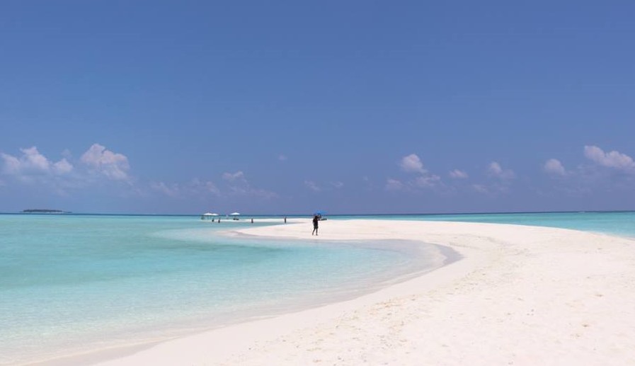 Tour su misura alle Maldive arrivando dallo Sri Lanka foto del Sand bank a dicembre