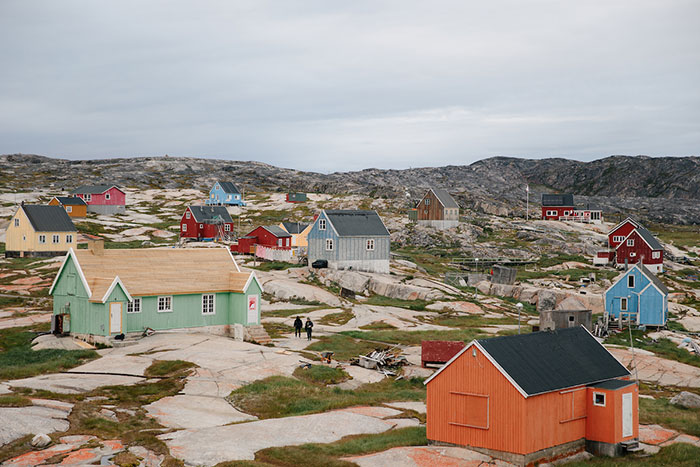 CIttadine di case colorate da visitare in Groenlandia
