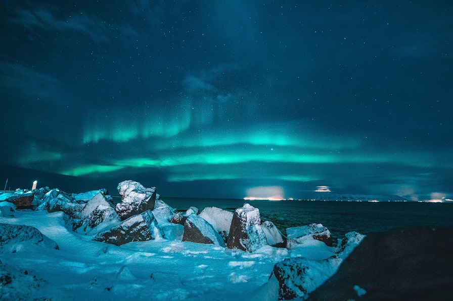 escursione organizzata per osservare l'aurora boreale in islanda
