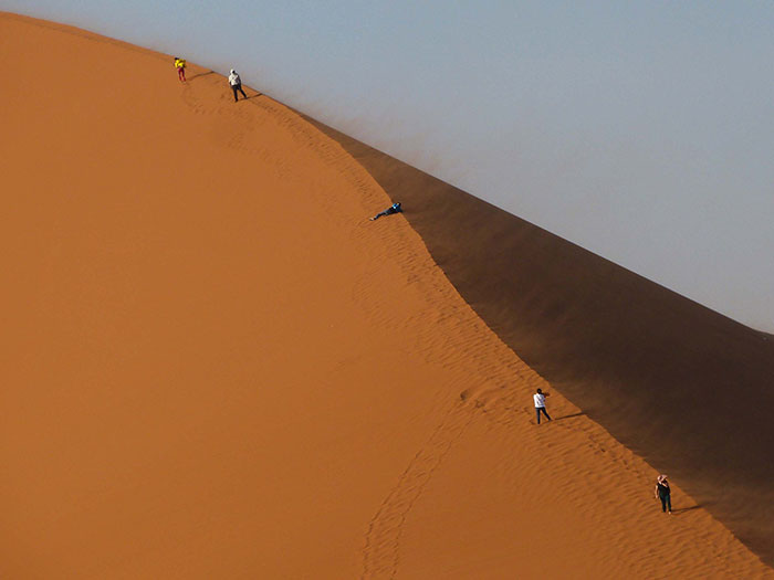 safari aereo e volo scenico con avvistamento della duna 45 nel deserto del Sossusvlei