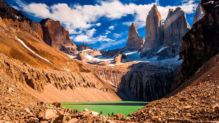 Trekking combinato Argentina Cile a Torres del Paine. Visitare il Parco Nazionale camminando attraverso bellissimi percorsi e sentieri
