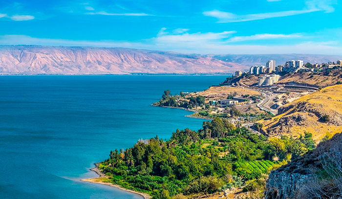 Viaggio organizzato in Israele e Giordania tappa al Lago di Tiberiade