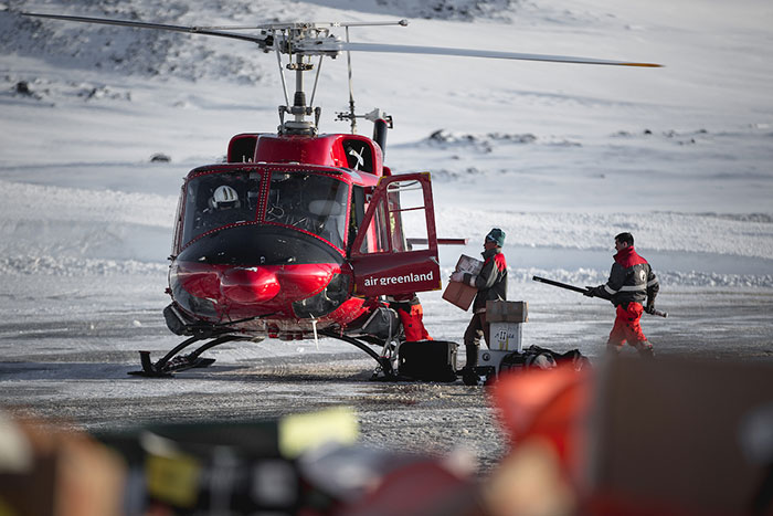 Voli con elicottero air greenland per visitare alcuni posti in Groenlandia