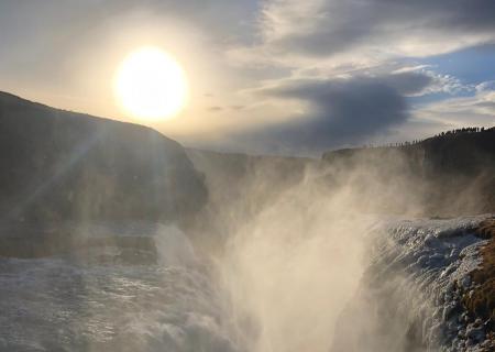 viaggio organizzato in islanda, aurora boreale e visita alla cascata di gullfoss
