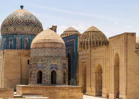 Viaggio in Uzbekistan e Kazakistan foto Necropoli di Shakhi Zinda tour su misura
