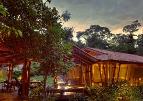cristalino lodge di lusso nell'alta floresta in brasile perfetto per tour su misura in amazzonia, foto di samuel melim