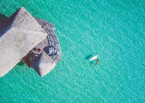 le taha'a resort palafitta sul mare in Polinesia paradiso sull'oceano pacifico per totale relax